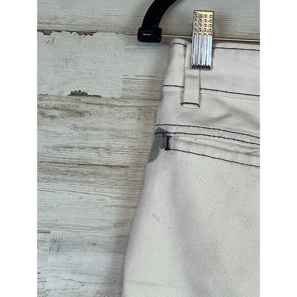 VTG 70s Sears “Put On Shop” Jeans Destroyed Workwear USA Distressed Flare 29x31 - Picture 9 of 14